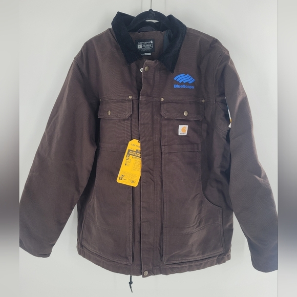 Carhartt Other - Carhartt Men's Full Swing Relaxed‎ Fit Washed Duck Insulated Traditional Coat L